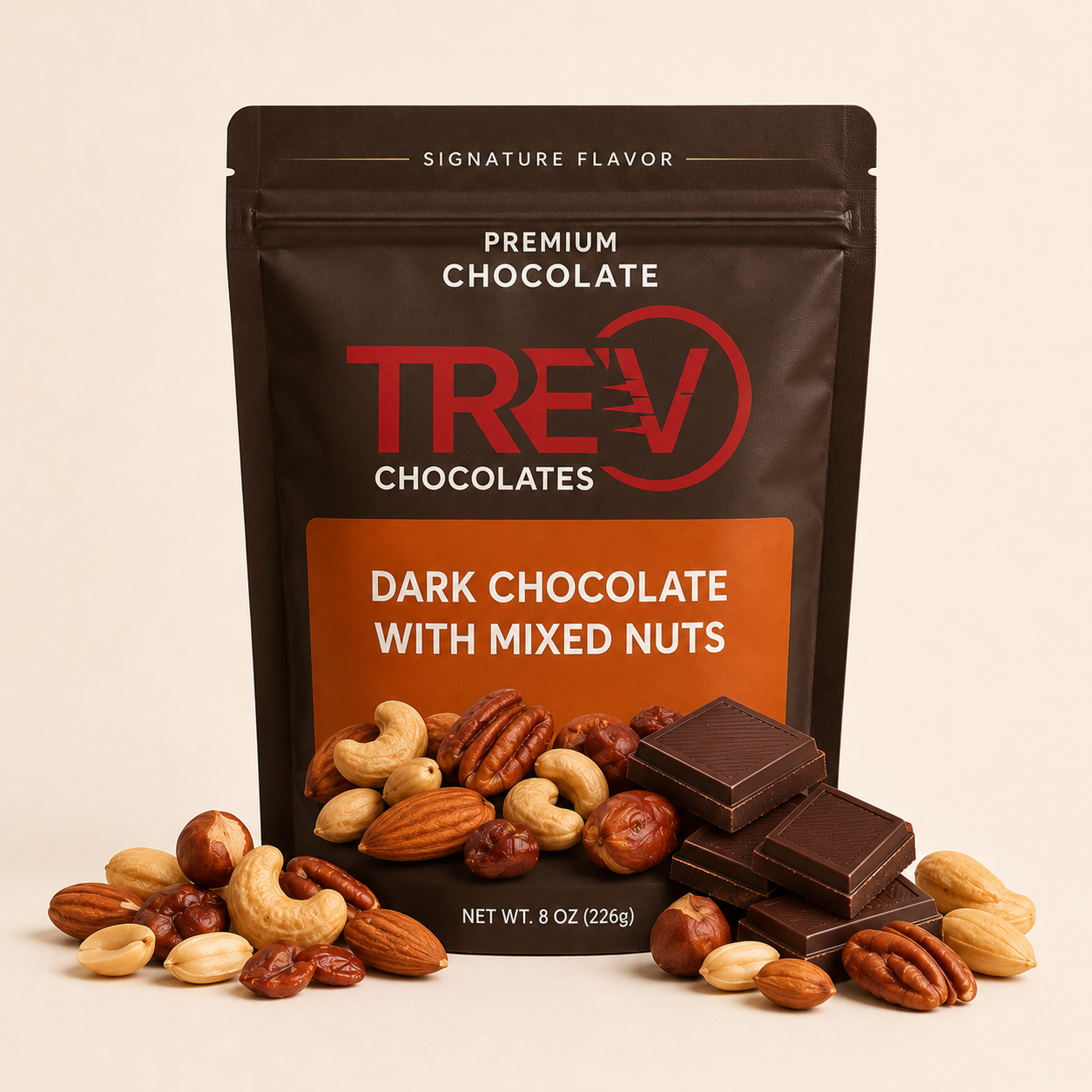 Dark Chocolate with Mixed Nuts
