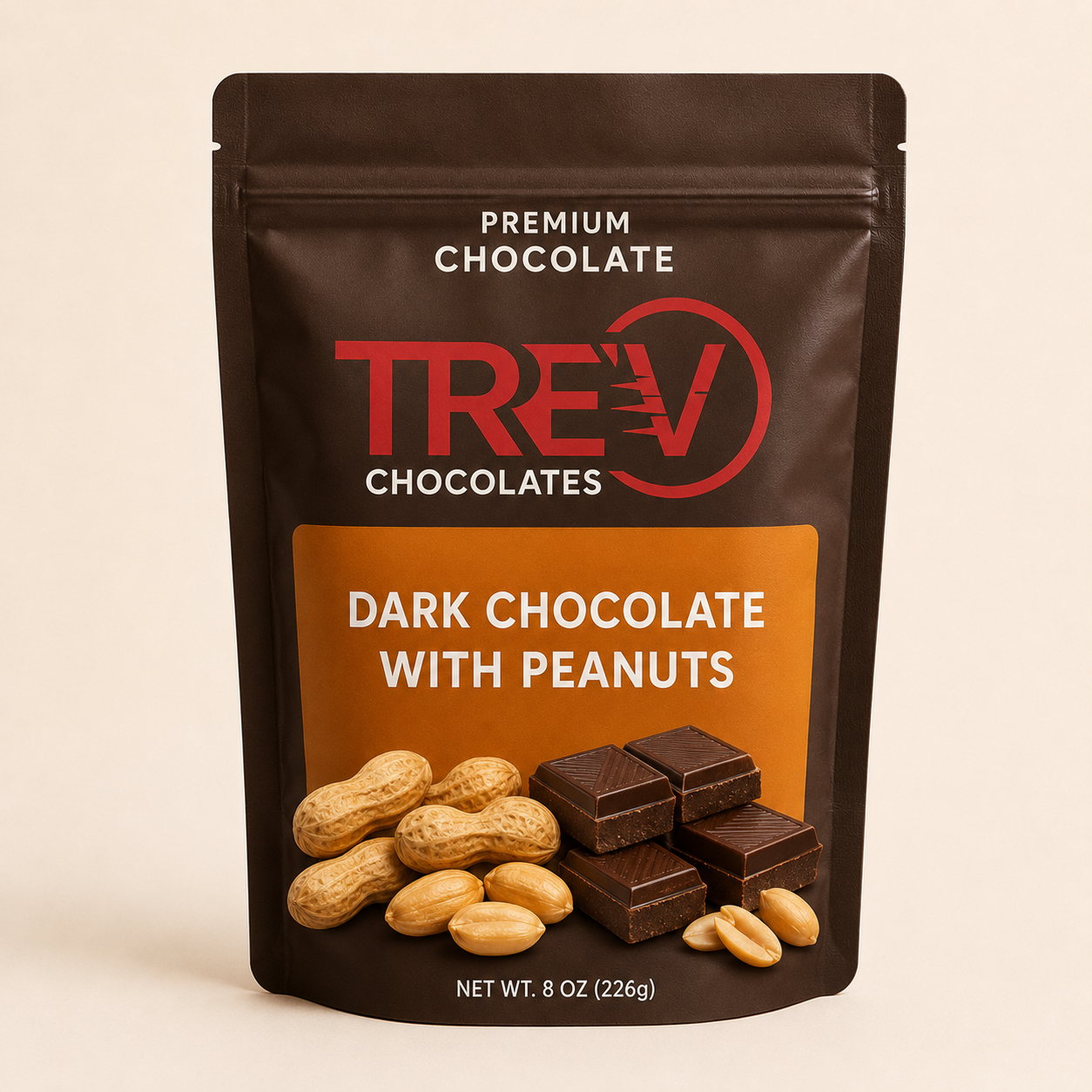 Dark Chocolate with Peanuts