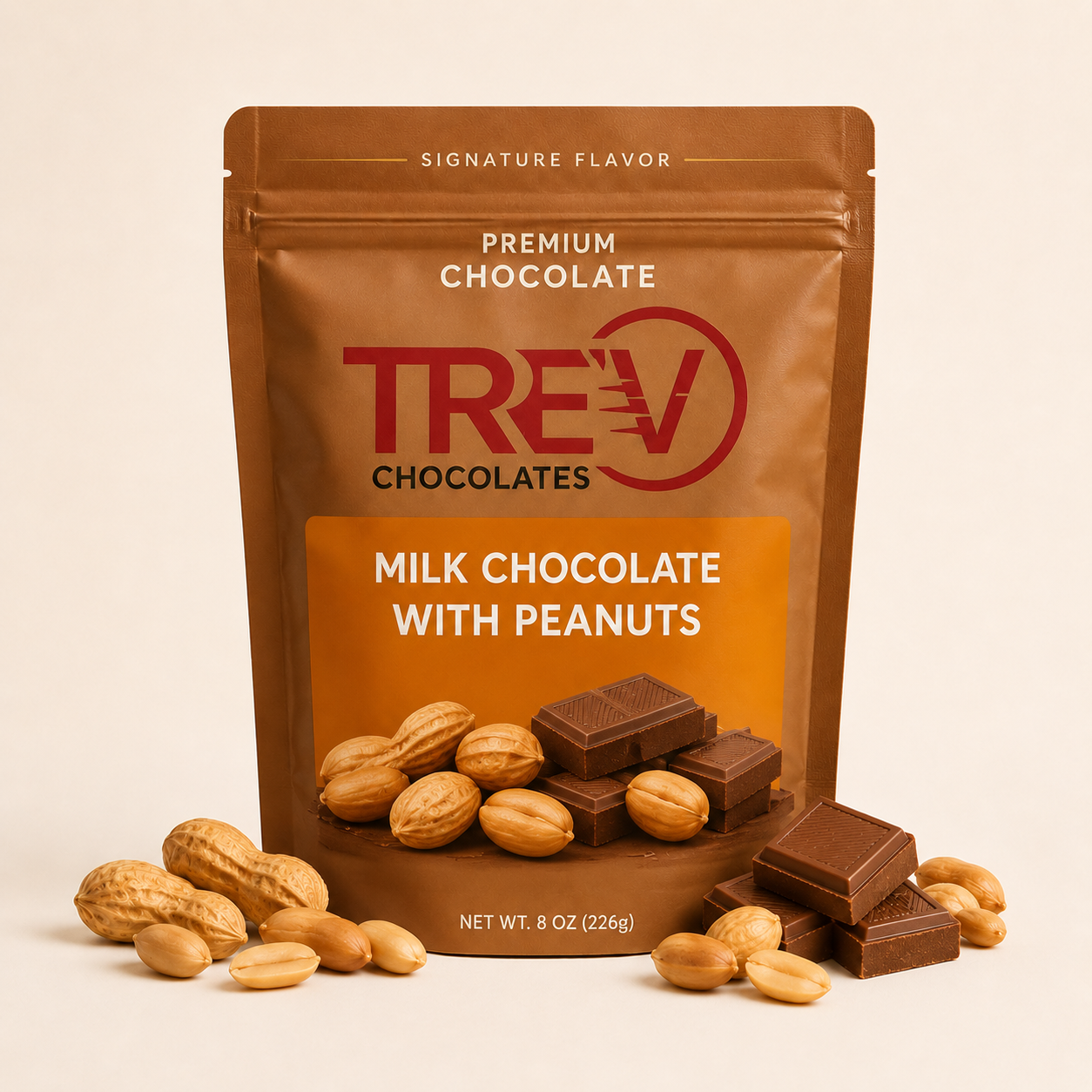 Milk Chocolate with Peanuts